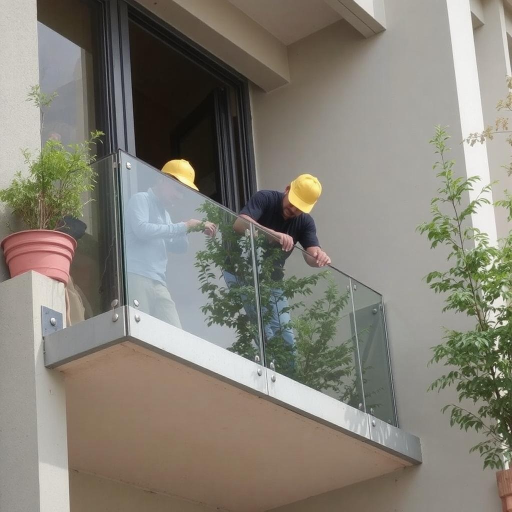 Balcony Glass Railing