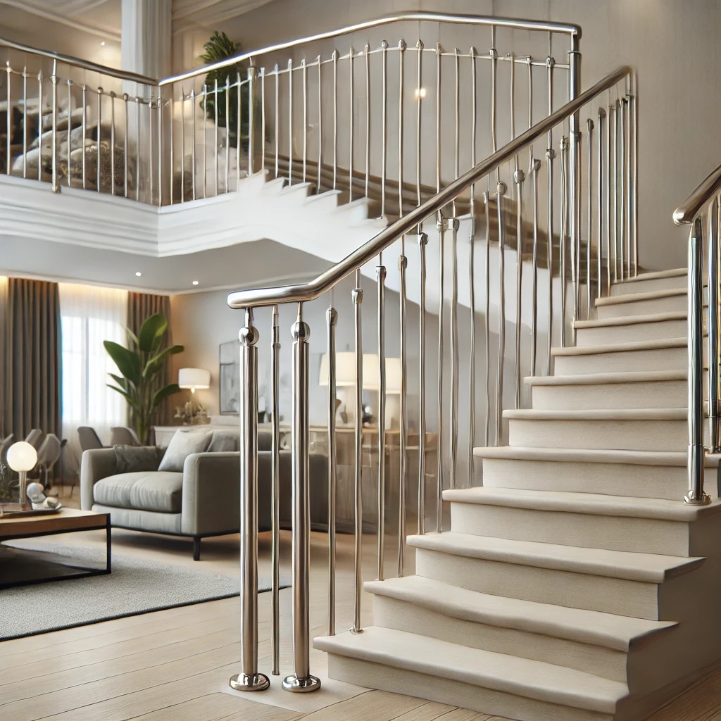 Stainless Steel Staircase Railing